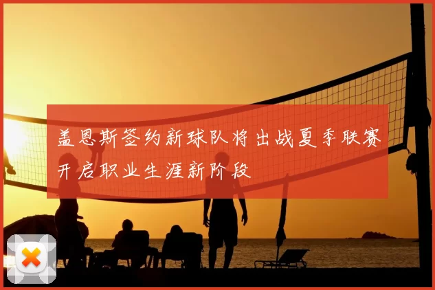 盖恩斯签约新球队将出战夏季联赛开启职业生涯新阶段