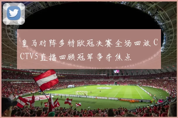 皇马对阵多特欧冠决赛全场回放 CCTV5直播回顾冠军争夺焦点